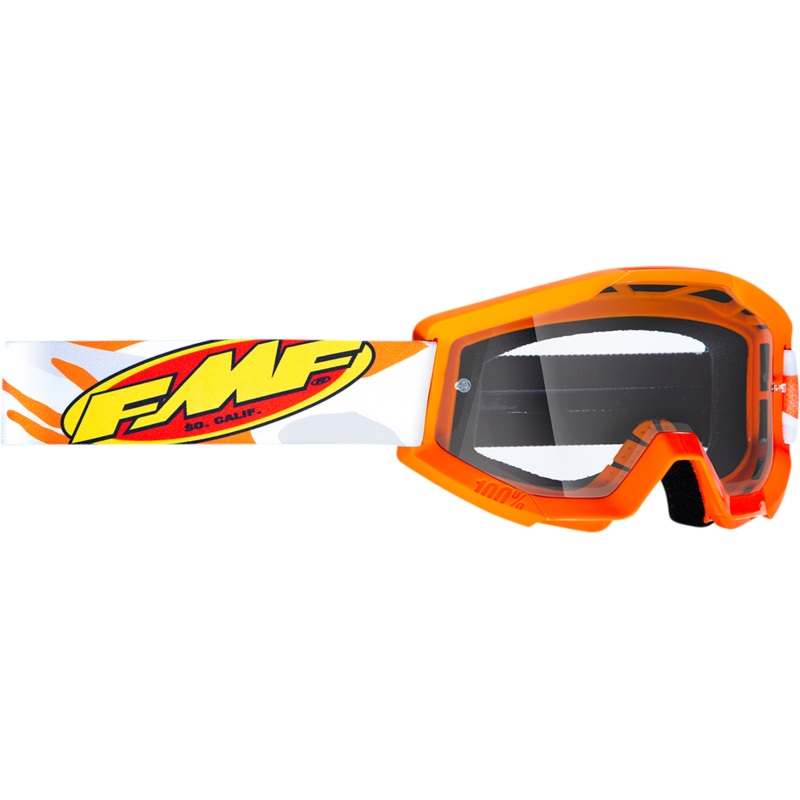 FMF PowerCore Goggles – Assault – Gray – Clear F-50050-00002