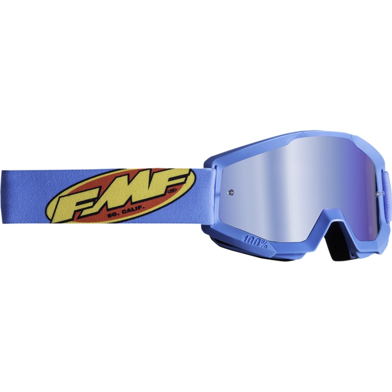 FMF PowerCore Goggles – Core – Cyan – Blue Mirror F-50051-00004