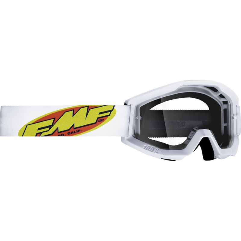 FMF Youth PowerCore Goggles – Core – White – Clear F-50054-00006