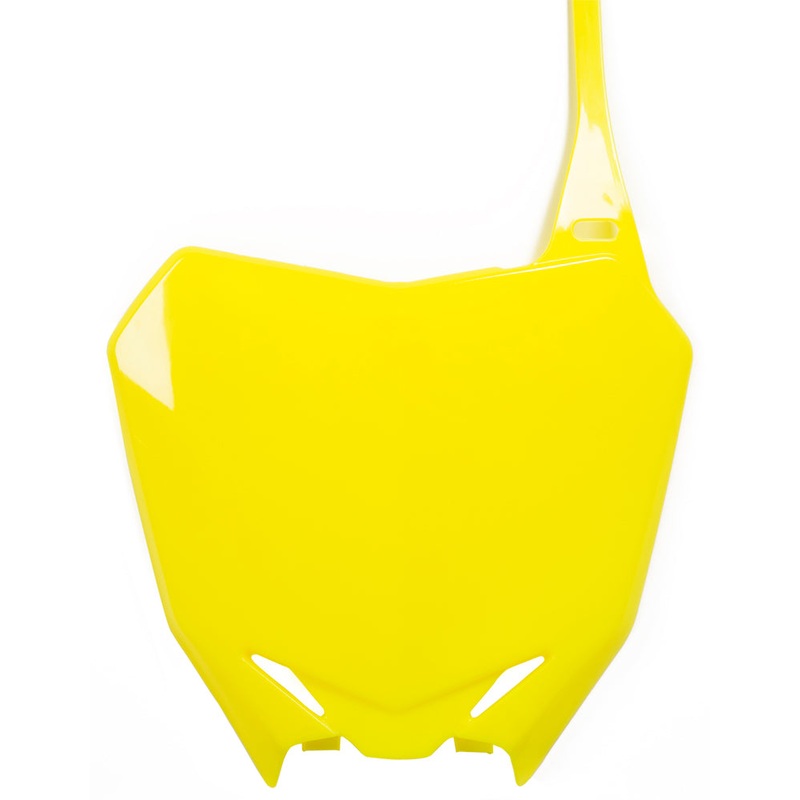 Front Number Plate Fluorescent Yellow