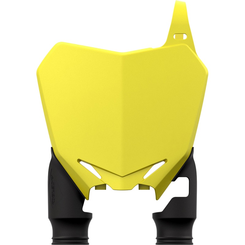 Front Number Plate Yellow/Black