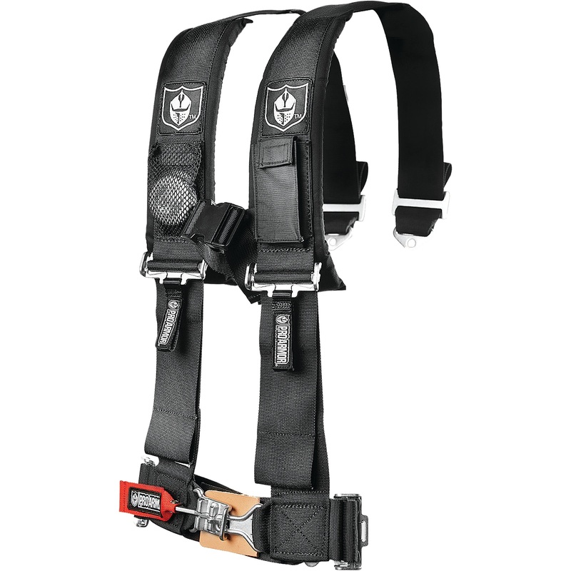 4pt Harness 2 Pads Black