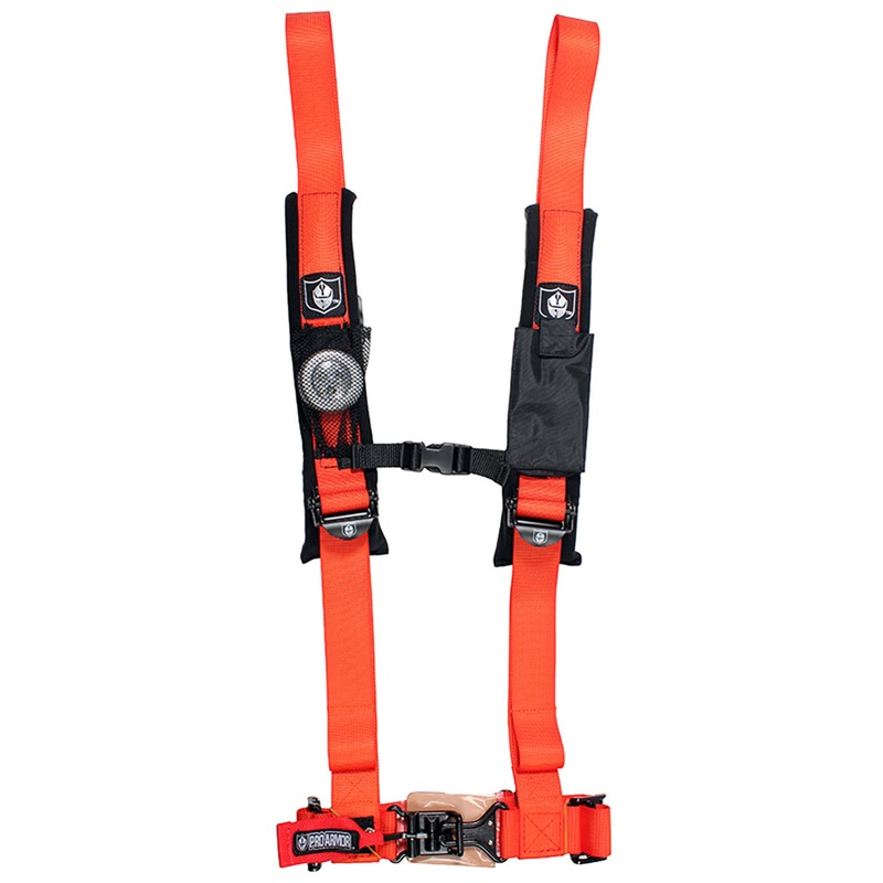 4pt Harness 2 Pads Orange