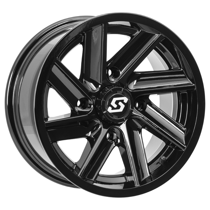 Chopper Wheel 14×7 4/110 5+2 (+10mm) Black
