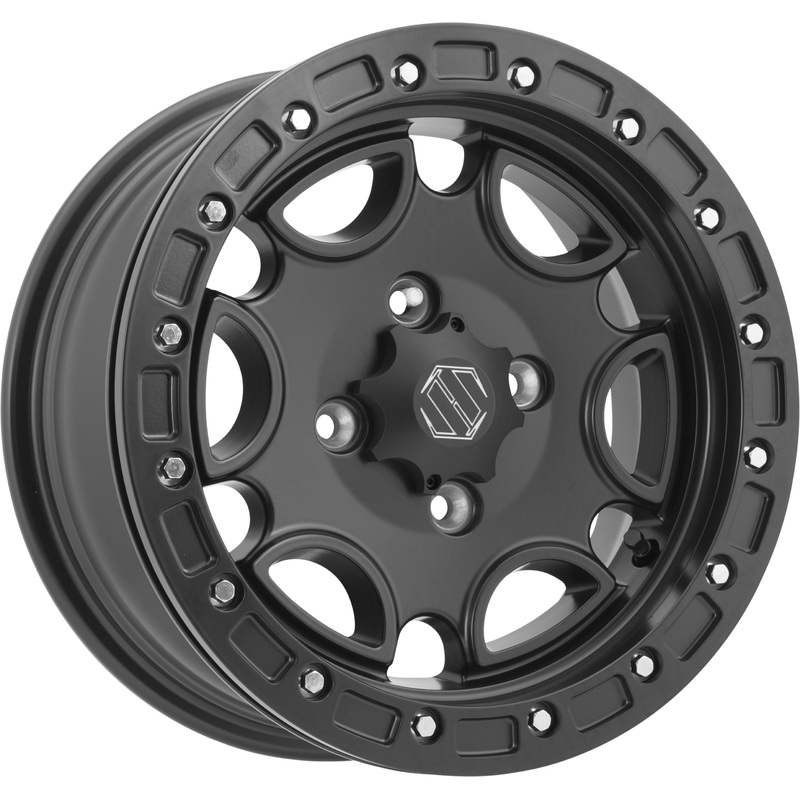 Falcon Matte Black 14×10 5+5 4/110