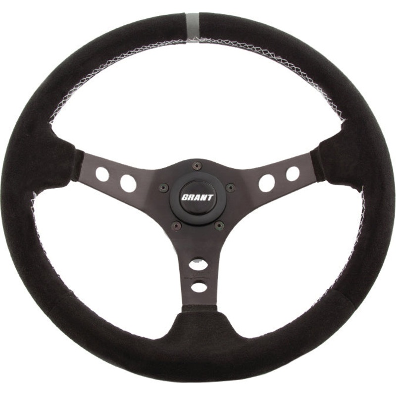 Suede Series Steering Wheel Black/Grey