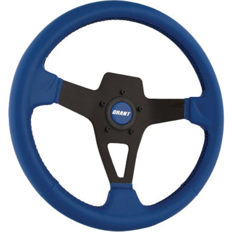 Vinyl Series Steering Wheel Blue