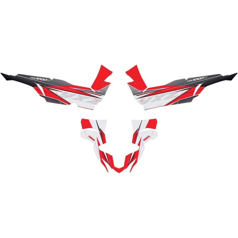 Yamaha Yxz Complete Graphic Kit Grey/Red