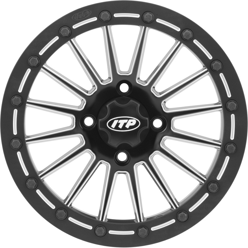 Bdlk 15×7 4/110 5+2 Blk/Mil