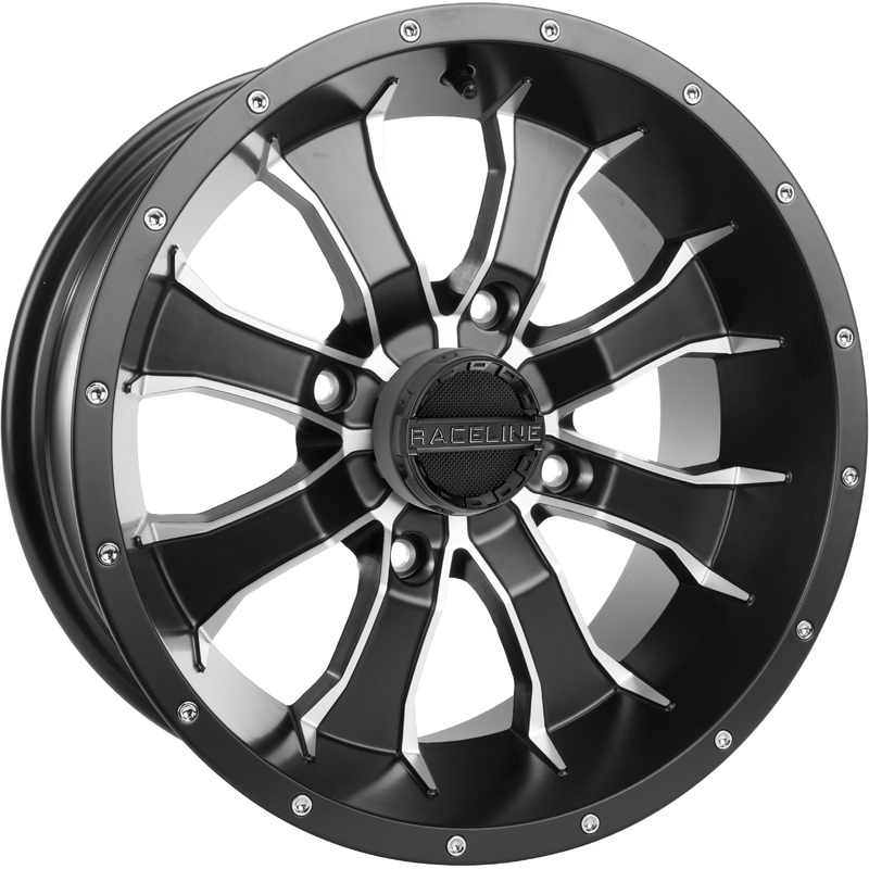 Mamba Wheel 12×7 4/110 5+2 (+10mm) Blk/Machined