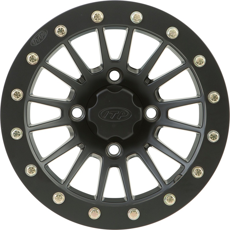 Sd Bead Lock 12×7 4/110 5+2 M.Blk   Black Ring