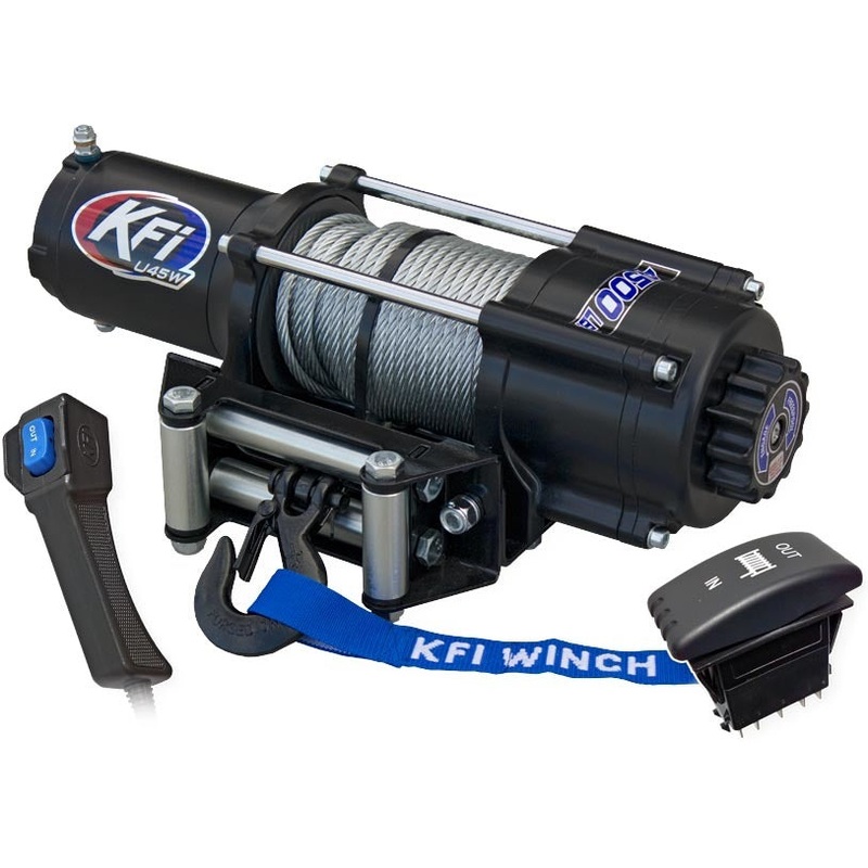Wide 4500 Lb Utv Winch