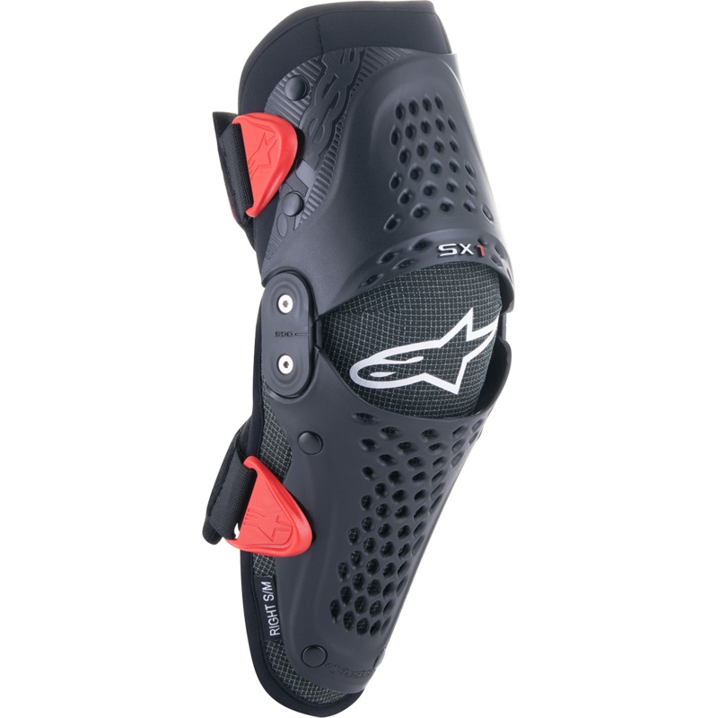 ALPINESTARS Youth SX-1 Knee Protectors – Black/Red – L/XL 6546319-13-LXL