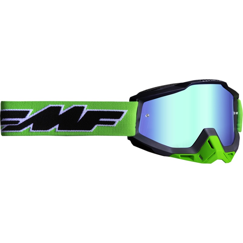FMF PowerBomb Goggles – Rocket – Lime – Green Mirror F-50037-00007