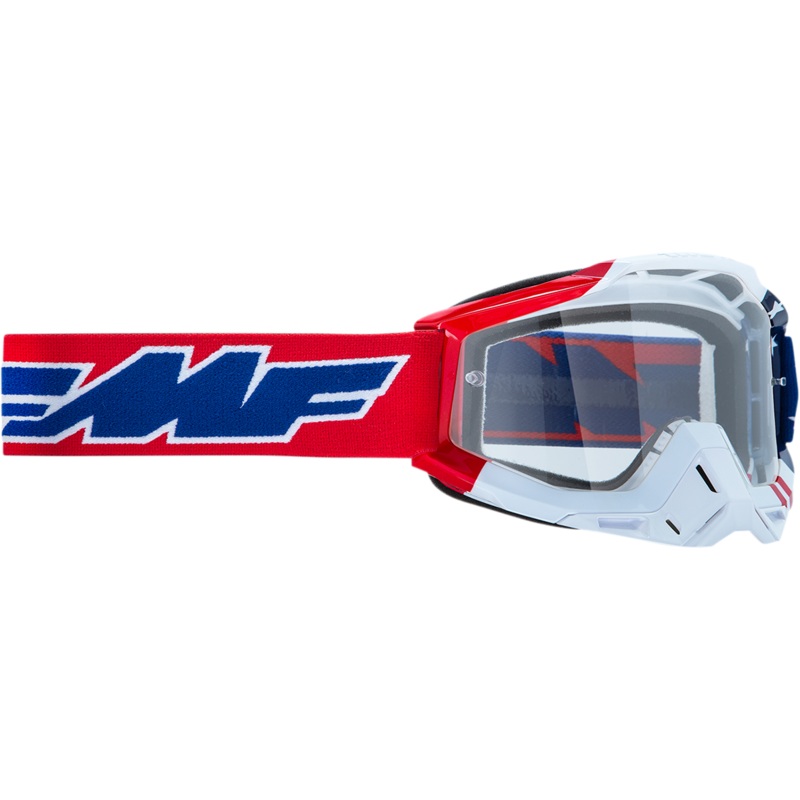 FMF PowerBomb Goggles – US of A – Clear F-50036-00006