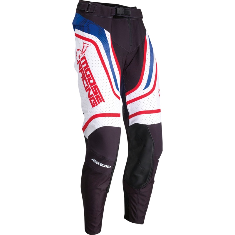 MOOSE OFFROAD Agroid Pants – Red/White/Blue/Black – US 36 2901-10687