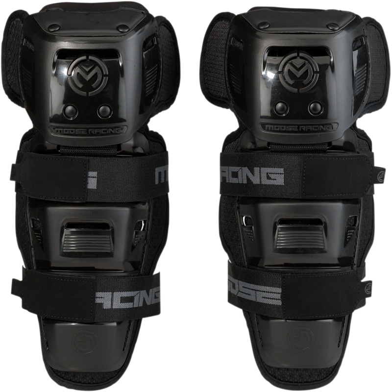 MOOSE OFFROAD Youth Synapse Lite Knee Guards – Black 2704-0493