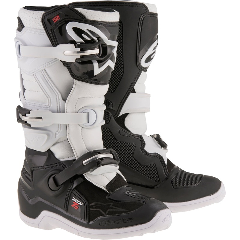Tech 7s Boots Black/White Sz 03