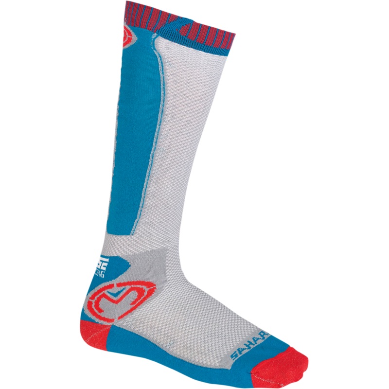 MOOSE OFFROAD Sahara Socks – Red/White/Blue – Small/Medium 3431-0601