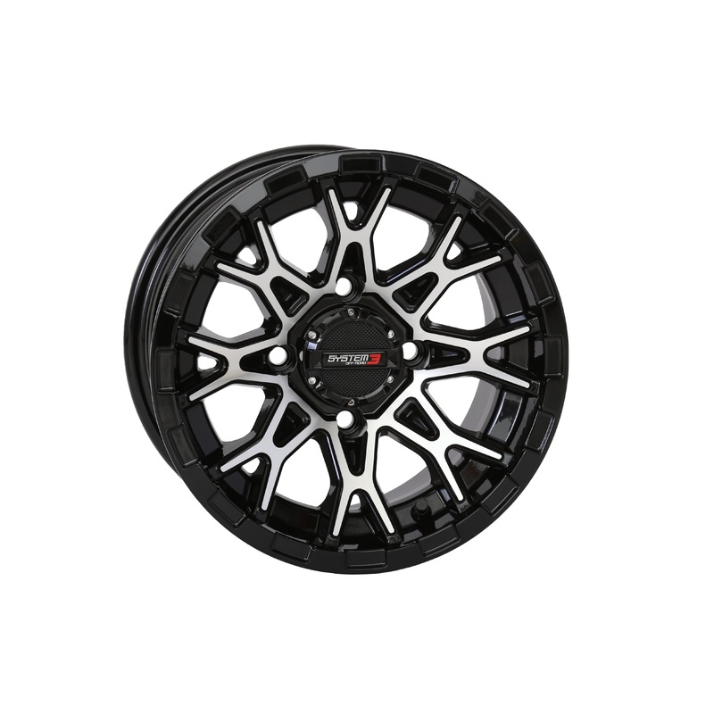 St6 Wheel 14×7 4+3 (+10mm) 4/137 Gloss Black/Machined