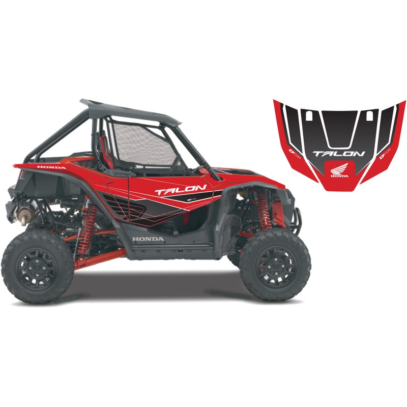 Graphics Kit Hon Red/Black