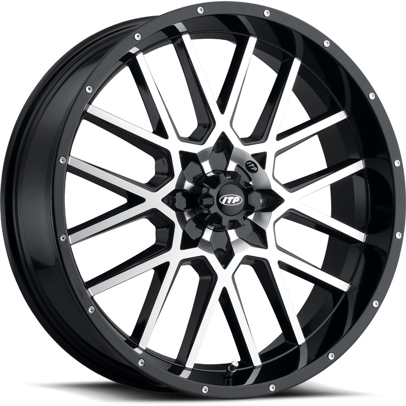 Hurricane Black/Machined 18×6.5 4/137 4 + 2.5 (+10mm)