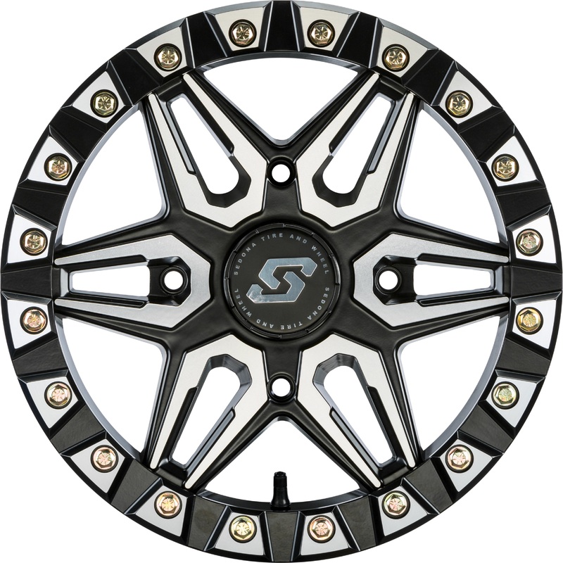 Split 6 Bdlk Wheel 15×6 4/137 5+1 (+38mm) Blk/Machined