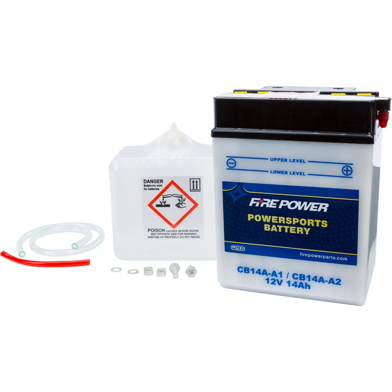Battery W/Acid Cb14a A1/14a A2 12v Heavy Duty