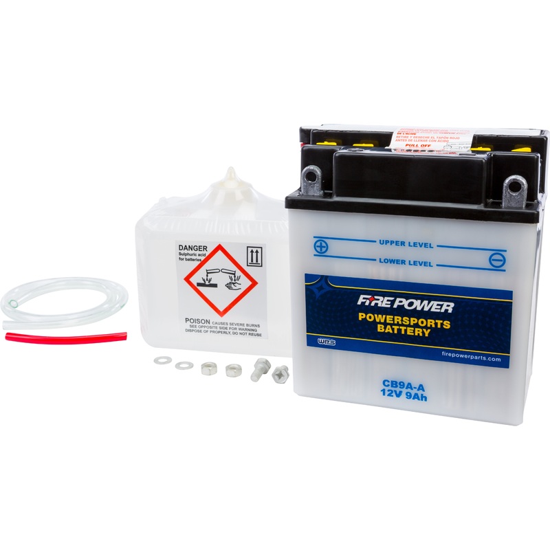 Battery W/Acid Cb9a A 12v Heavy Duty