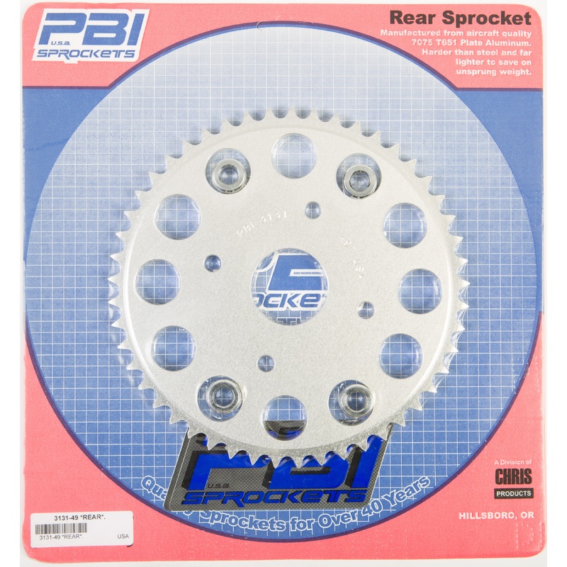 Rear Sprocket Aluminum 49t 428 Hon