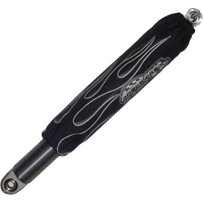 Shock Covers Black W/Black Flames