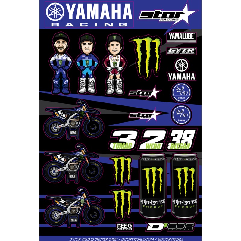 D’COR VISUALS Decal Sheet – BEEG MEK