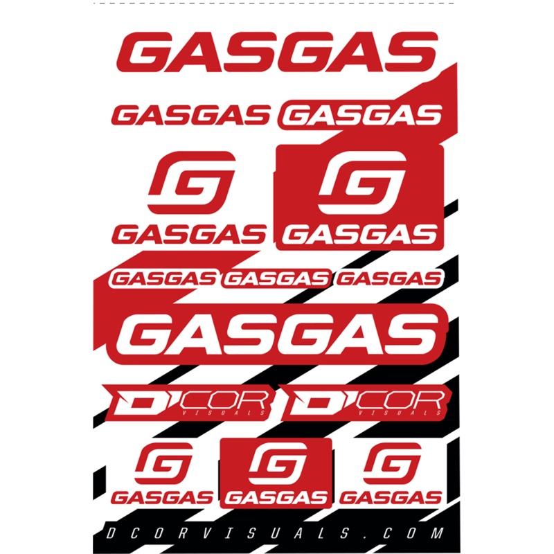 D’COR VISUALS Decal Sheet – GasGas