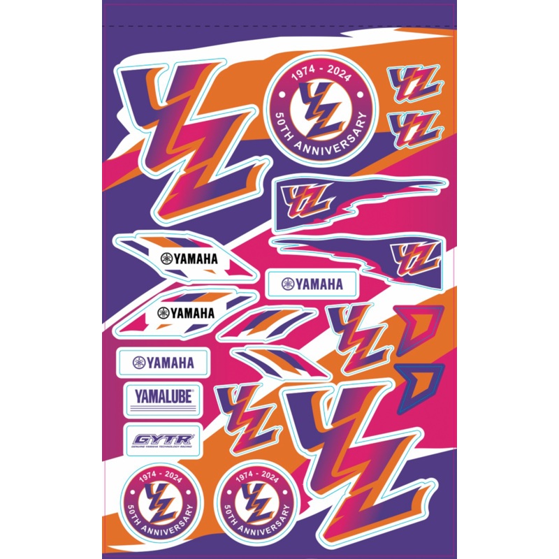 D’COR VISUALS Decal Sheet – Yamaha Retro