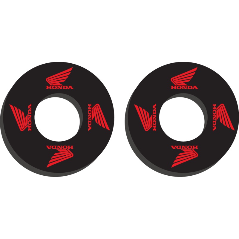 FACTORY EFFEX Grip Donuts – Honda Red/Black 22-67300
