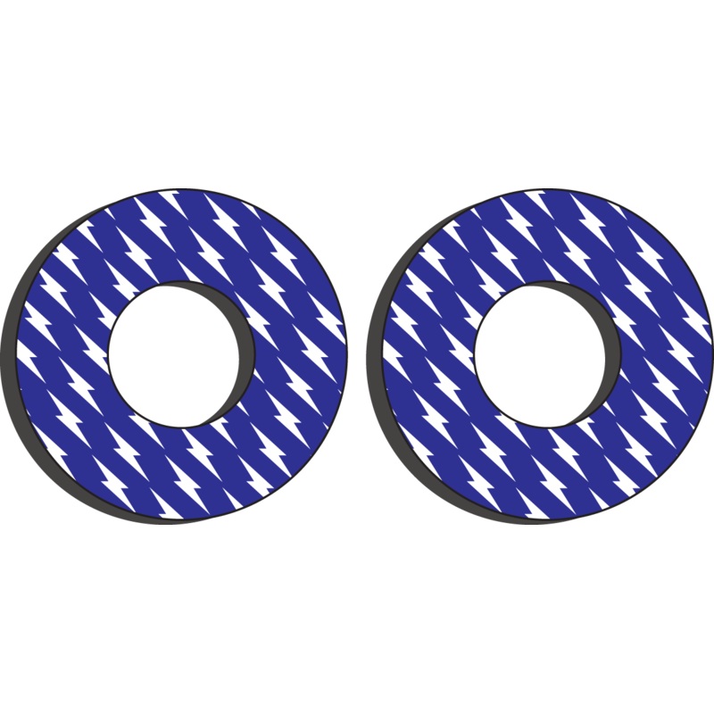 FACTORY EFFEX Grip Donuts – Yamaha Blue/White 22-67200