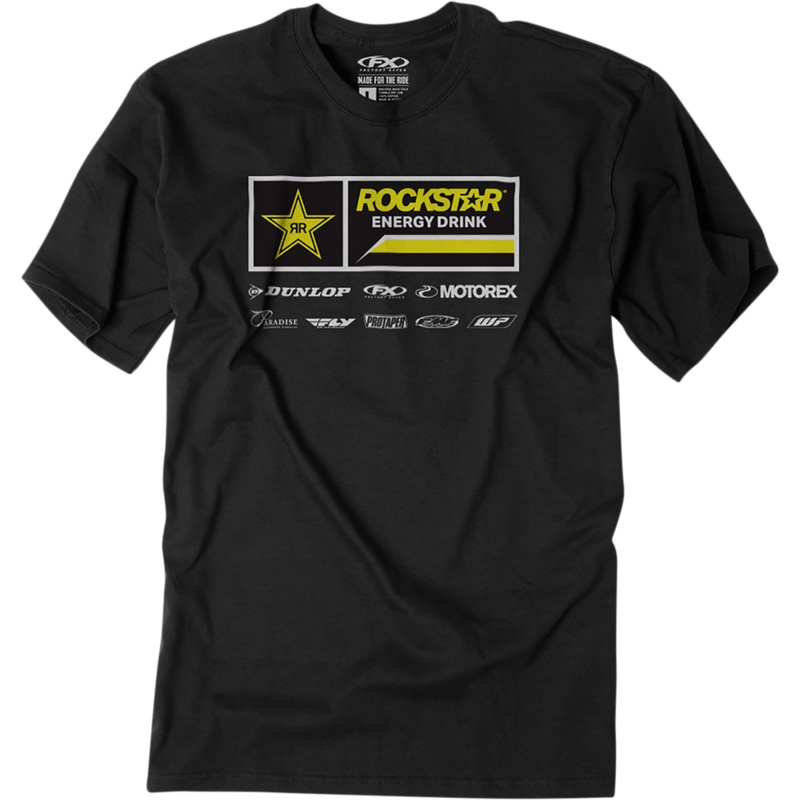 FACTORY EFFEX Rockstar 21 Racewear T-Shirt – Black – XL 24-87626