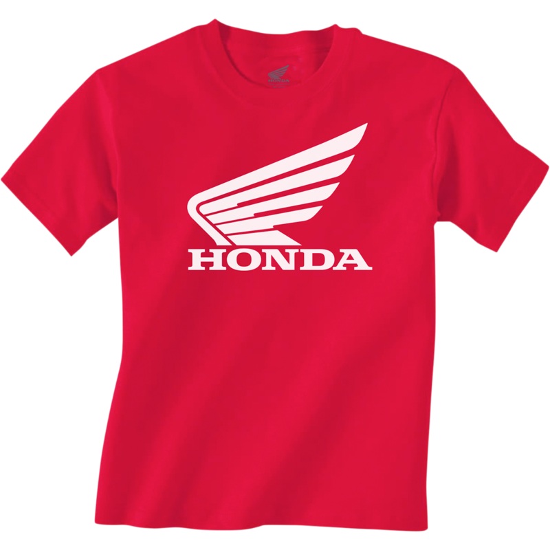 HONDA APPAREL Youth Honda Wing T-Shirt – Red – Large NP21S-Y3034-L