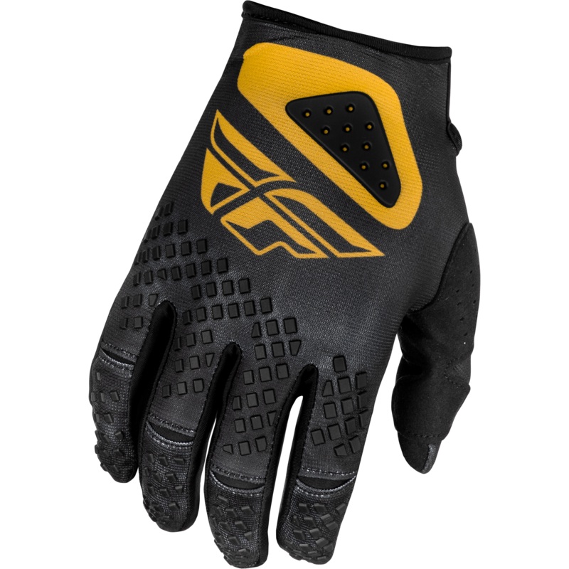 Kinetic Center Gloves Black/Gold Lg