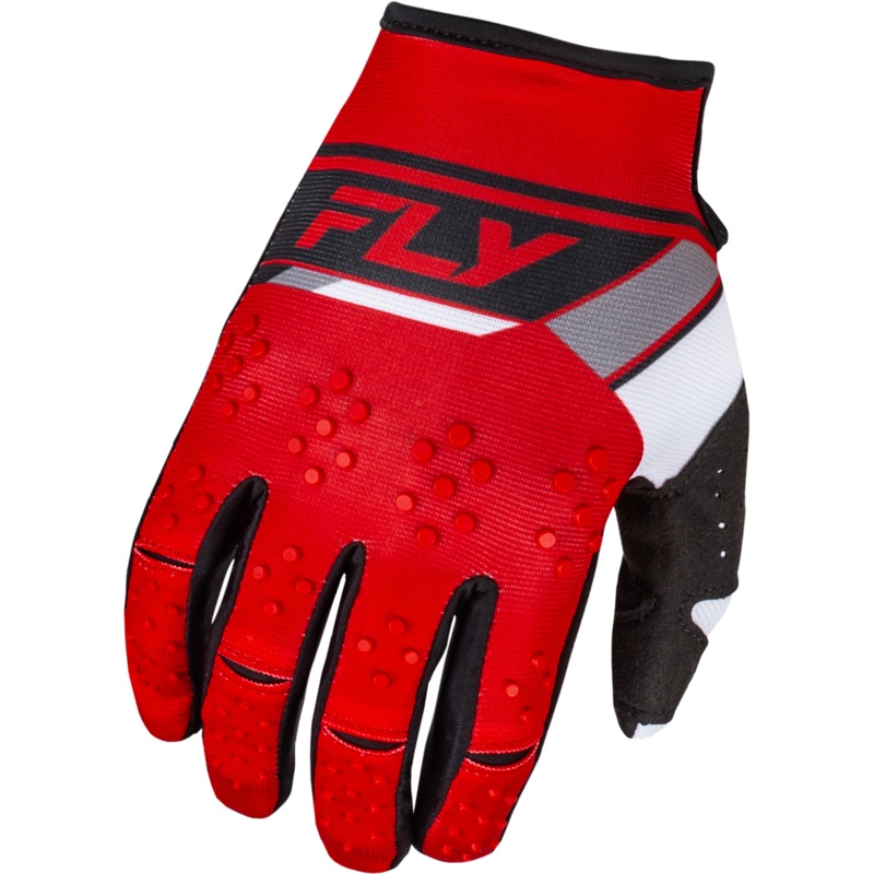 Kinetic Prix Gloves Red/Grey/White Sm
