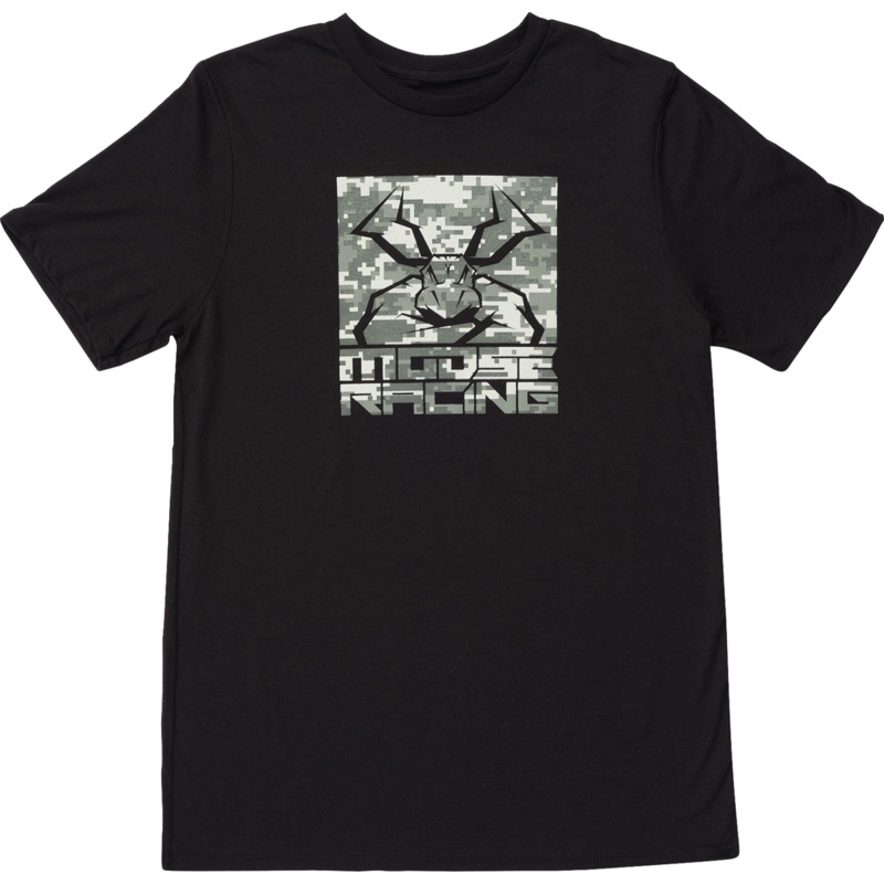 MOOSE OFFROAD Youth Agroid T-Shirt – Camo Black – Large 3032-3819
