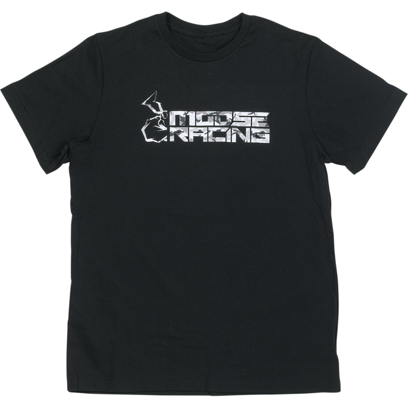 MOOSE OFFROAD Youth Camo T-Shirt – Black – Medium 3032-3683