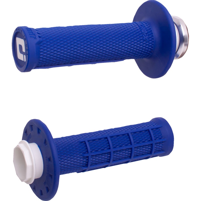 ODI Micro-X Half-Waffle v2 Lock-On Grips – Blue/Black H36MXU