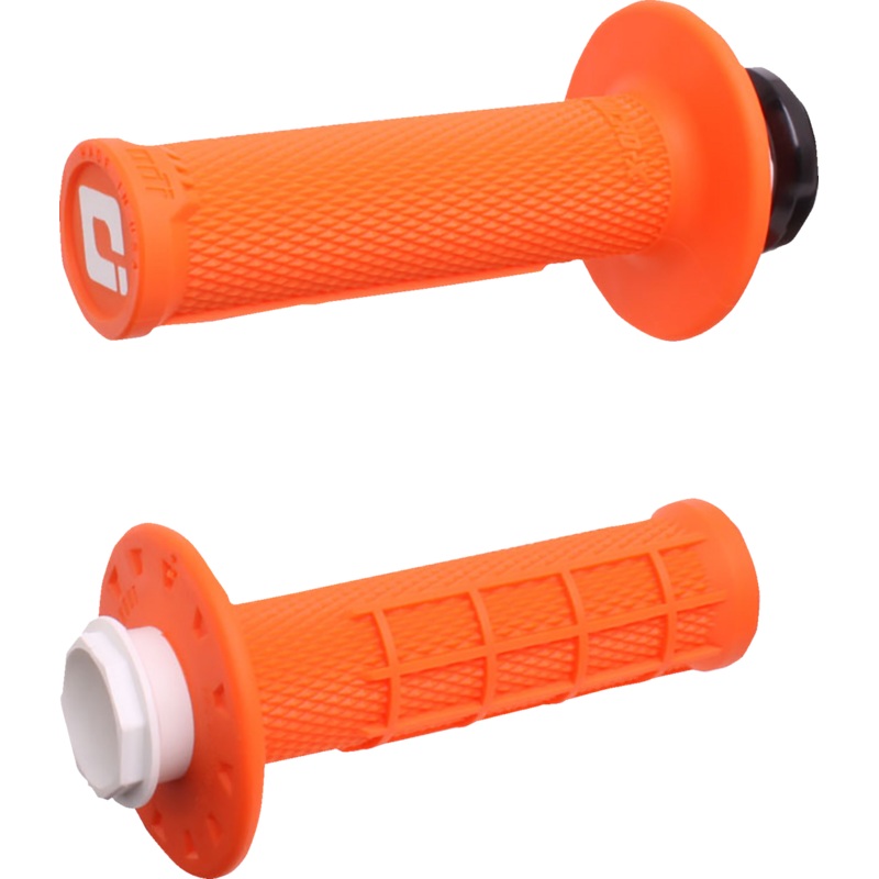 ODI Micro-X Half-Waffle v2 Lock-On Grips – Orange/Black H36MXO