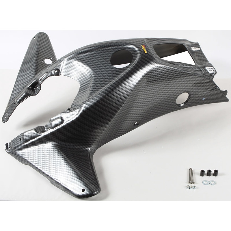 Gas Tank Cover Blk Carbon Trx 400ex