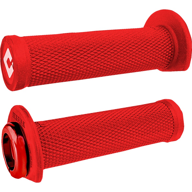 ODI Ruffian 2.1 Lock-On Grips – ATV/PWC – Bright Red/Red J33RFR-R
