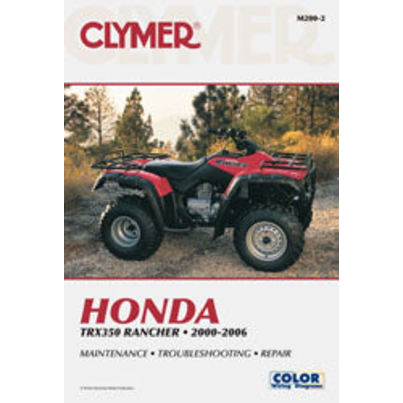 Repair Manual Hon Trx350 Rancher