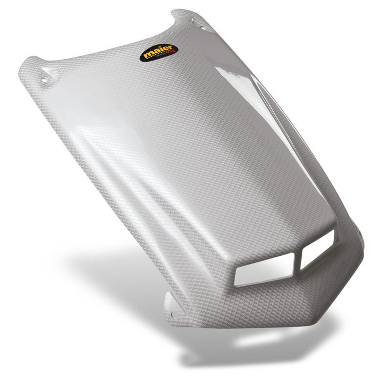 Dominator Hood Hon White Carbon