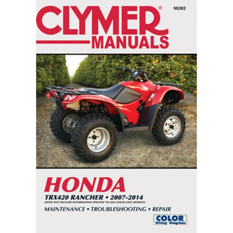 Repair Manual Hon Rancher