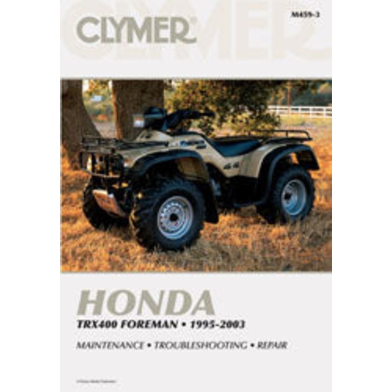 Repair Manual Hon Trx400 Foreman